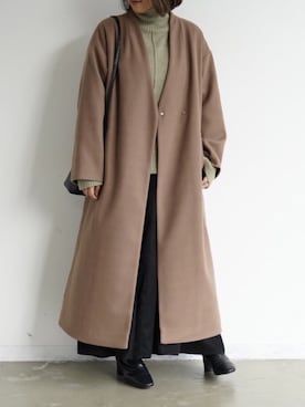 「アントマリーズ」｜「アイテム（ワンピース）」を使った、tamaruさん（レディース・155cm）の秋コーディネート