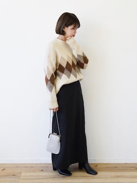 tamaruさん（レディース・155cm）の冬コーディネート