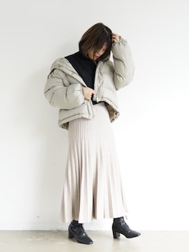 「アントマリーズ」｜tamaruさん（レディース・155cm）の冬コーディネート