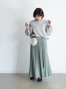 「アイテム（パンプス）」を使った、tamaruさん（レディース・155cm・20代）の冬コーディネート