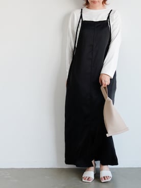 「アイテム（トートバッグ）」を使った、tamaruさん（レディース・155cm・20代）の春コーディネート