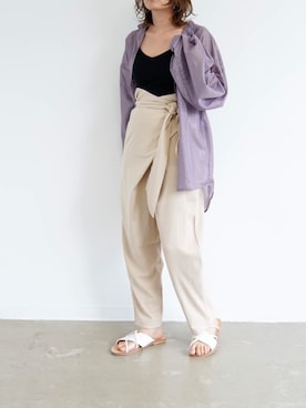 「CFT.（シフト）のアイテム」を使った、tamaruさん（レディース・155cm）の春コーディネート