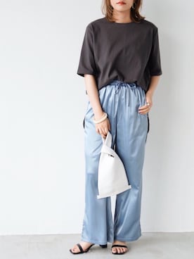 「Happy John（ハッピージョン）のアイテム」を使った、tamaruさん（レディース・155cm）の夏コーディネート