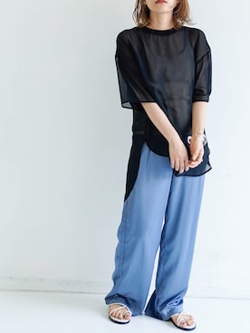 「CFT.（シフト）のアイテム」を使った、tamaruさん（レディース・155cm）の夏コーディネート