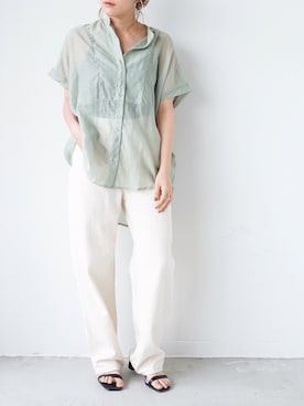 tamaruさん（レディース・155cm）の夏コーディネート