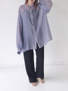 「VACANCY（ヴァカンシー）のアイテム」を使った、tamaruさん（レディース・155cm）の夏コーディネート