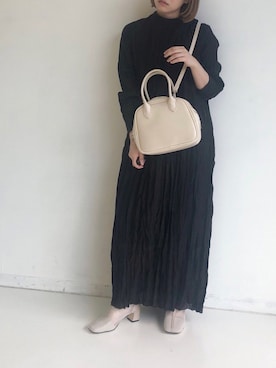 「ボストンバッグ」｜tamaruさん（レディース・155cm）の冬コーディネート