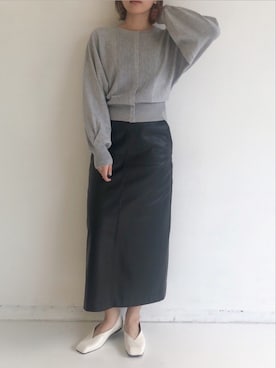 「Solace（ソレイス）のアイテム」を使った、tamaruさん（レディース・155cm）の春コーディネート