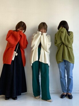 「イロチ買い」｜tamaruさん（レディース・155cm）の秋コーディネート