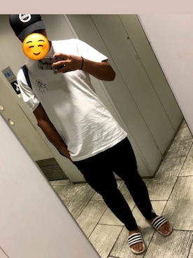 「adidas Originals（アディダスオリジナルス）のadidas Originals BECKENBAUER TRACK PANTS / cw1269 / cw1270（その他パンツ）」を使った、らちさん（メンズ・180cm）の春コーディネート