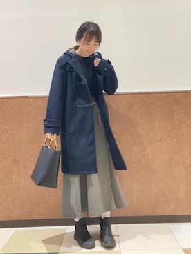 「coen（コーエン）のアイテム」を使った、coen ゆいさん（レディース・160cm）の秋コーディネート