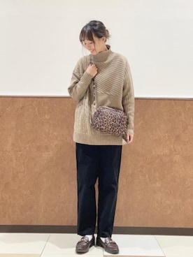 「コーデュロイの季節到来！」｜coen ゆいさん（レディース・160cm）の秋コーディネート