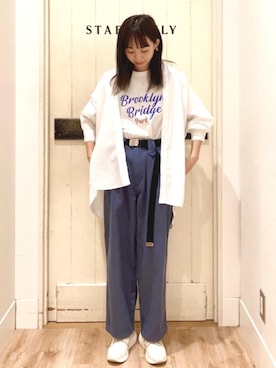 「SMITH'S（スミス）のアイテム」を使った、coen ゆいさん（レディース・160cm）の春コーディネート
