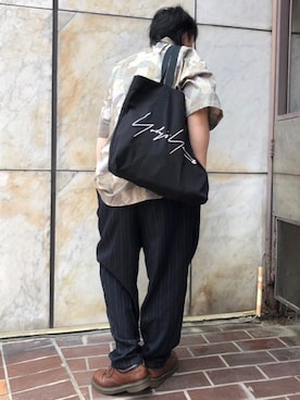 「osharewalker（オシャレウォーカー）のアイテム（パンツ）」を使った、chi-さん（メンズ・168cm）の夏コーディネート