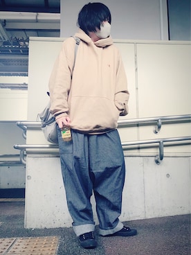 「osharewalker（オシャレウォーカー）のアイテム」を使った、chi-さん（メンズ・168cm）の冬コーディネート