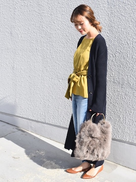 鈴木さん（レディース・161cm）の秋コーディネート