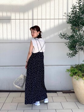 鈴木さん（レディース・161cm）の夏コーディネート