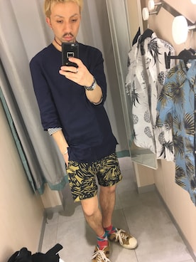 「H&M（エイチ・アンド・エム）のアイテム（その他）」を使った、＿＿ssmi＿＿さん（メンズ・172cm）の夏コーディネート