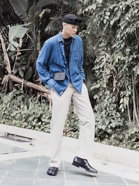 「menswear」｜「アイテム（ブーツ）」を使った、hhiroyxさん（メンズ・171cm）の春コーディネート