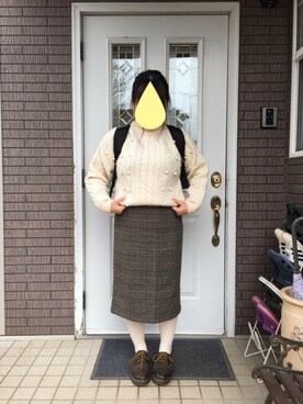 「marimekko（マリメッコ）のRoadie / BUDDY（バックパック/リュック、ブラック系）」を使った、まるこ○*さん（レディース・151cm）の春コーディネート