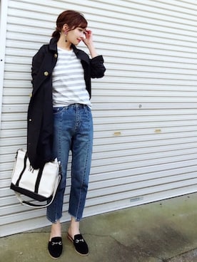 𝙔𝙐𝙆𝙄さん(レディース・161cm)の冬コーディネート