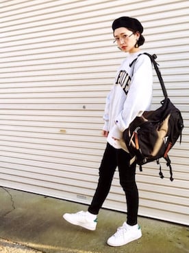 𝙔𝙐𝙆𝙄さん(レディース・161cm)の冬コーディネート