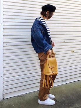 𝙔𝙐𝙆𝙄さん（レディース・161cm）の春コーディネート