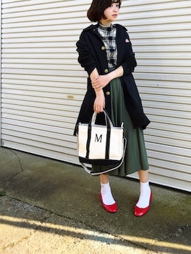 𝙔𝙐𝙆𝙄さん（レディース・161cm）の春コーディネート