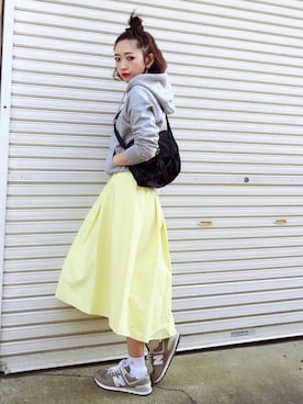 𝙔𝙐𝙆𝙄さん（レディース・161cm）の春コーディネート