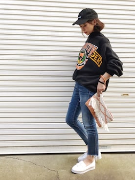 𝙔𝙐𝙆𝙄さん（レディース・161cm）の春コーディネート