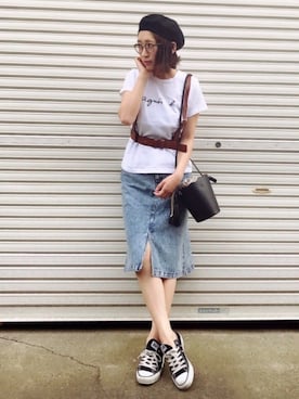 𝙔𝙐𝙆𝙄さん（レディース・161cm）の春コーディネート