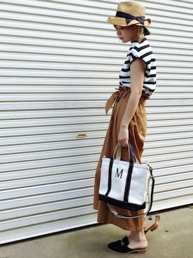 𝙔𝙐𝙆𝙄さん（レディース・161cm）の夏コーディネート