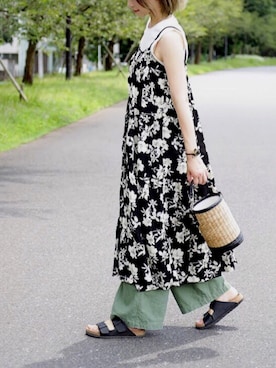 𝙔𝙐𝙆𝙄さん（レディース・161cm）の夏コーディネート