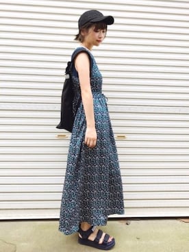 𝙔𝙐𝙆𝙄さん（レディース・161cm）の夏コーディネート