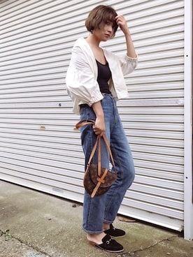 𝙔𝙐𝙆𝙄さん(レディース・161cm)の夏コーディネート