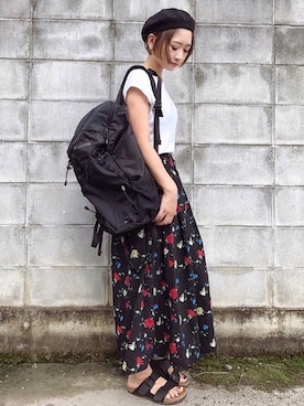 𝙔𝙐𝙆𝙄さん（レディース・161cm）の夏コーディネート