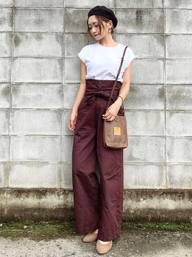 𝙔𝙐𝙆𝙄さん(レディース・161cm)の夏コーディネート