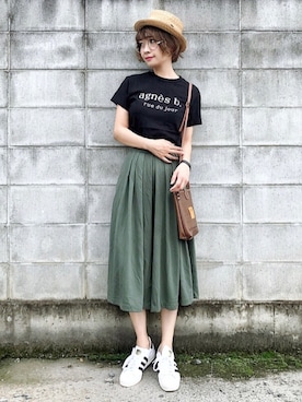 𝙔𝙐𝙆𝙄さん(レディース・161cm)の夏コーディネート