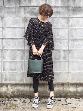 𝙔𝙐𝙆𝙄さん（レディース・161cm）の秋コーディネート