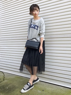 𝙔𝙐𝙆𝙄さん（レディース・161cm）の秋コーディネート