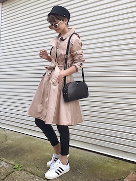 𝙔𝙐𝙆𝙄さん（レディース・161cm）の秋コーディネート