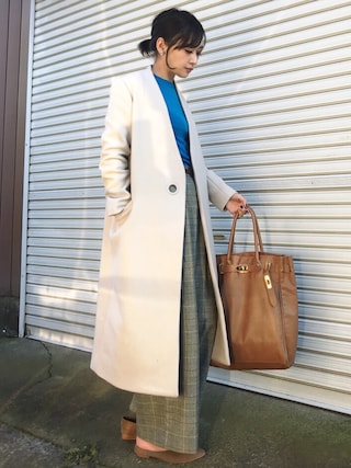 UNITEDTOKYO】アイレットハトメノーカラーコート UNITED TOKYO 