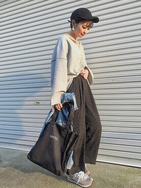 𝙔𝙐𝙆𝙄さん（レディース・161cm）の春コーディネート