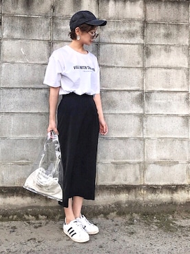 「BARNYARDSTORM（バンヤードストーム）のアイテム」を使った、𝙔𝙐𝙆𝙄さん（レディース・161cm）の春コーディネート