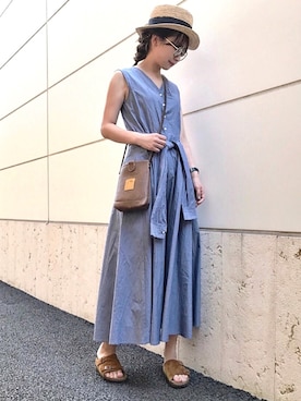 𝙔𝙐𝙆𝙄さん(レディース・161cm)の夏コーディネート