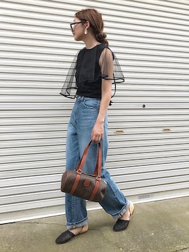 𝙔𝙐𝙆𝙄さん（レディース・161cm）の夏コーディネート