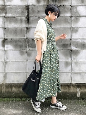 𝙔𝙐𝙆𝙄さん（レディース・162cm）の秋コーディネート