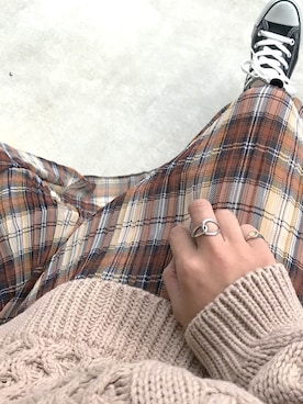 「'MANISTA（マニスタ）のアイテム」を使った、𝙔𝙐𝙆𝙄さん（レディース・162cm）の秋コーディネート