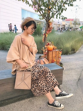 𝙔𝙐𝙆𝙄さん（レディース・162cm）の秋コーディネート