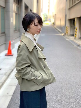 𝙔𝙐𝙆𝙄さん（レディース・162cm）の秋コーディネート